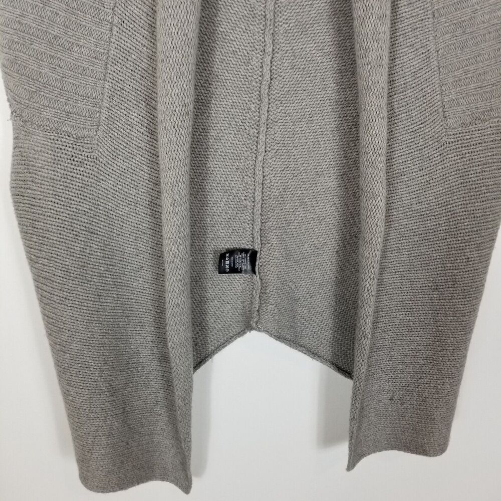 Anthropologie Angel Of The North Open Front Cardigan Sz S/M Gray Wool Blend - Picture 3 of 7